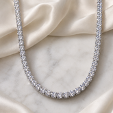 Certified 4mm Moissanite Tennis Chain
