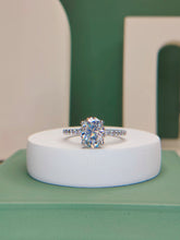 Whispering Halo Oval Ring