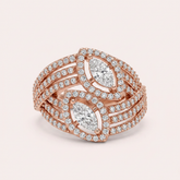 Marquise Rose Gold RIng