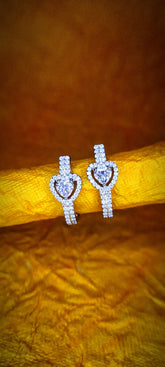 Love Knot Heart Earrings