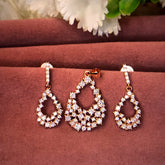 Chic Rose Gold Pendant Set