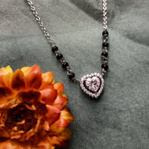 Heart Shape Halo Mangalsutra