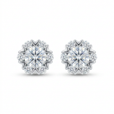 Rosebud Round Earrings