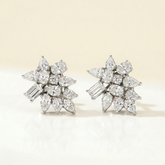 Pear Baguette & Oval Fancy Earring