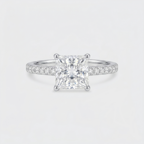 Bold Princess Side Band Ring