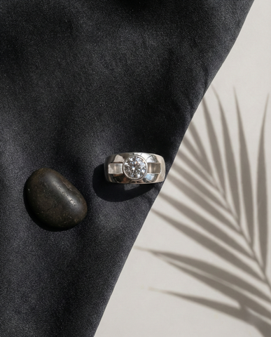 Elite Moissanite Men's Ring