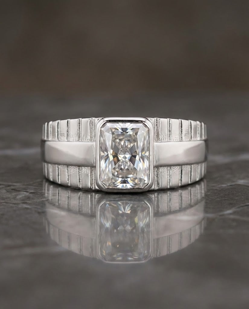 Imperial Ice Emerald Men’s Ring