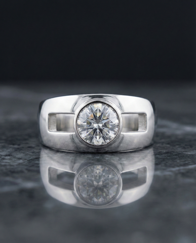 Elite Moissanite Men's Ring