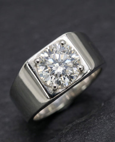 Refined Silver Men’s Band