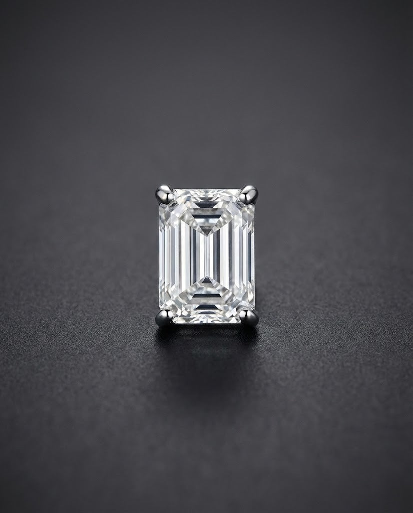 Regal Edge Emerald Stud for Men (Single Piece)