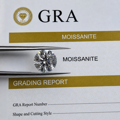 Classic Round certified Loose Moissanite diamond 5mm