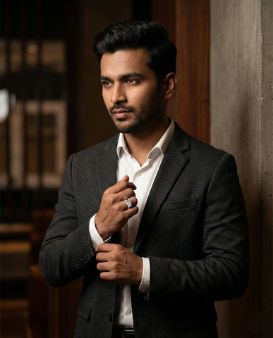 Statement Silver Men’s Ring