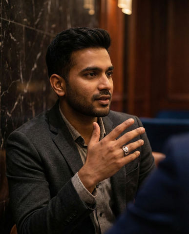 Elite Moissanite Men's Ring