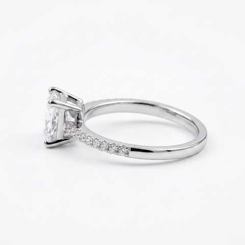 Bold Princess Side Band Ring
