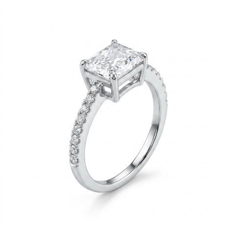 Bold Radiant Side Band Ring
