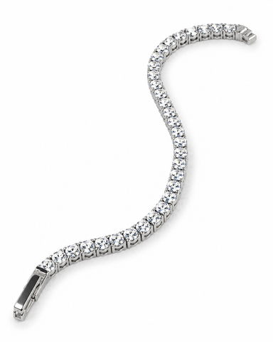 Round Tennis Solitaire Bracelet