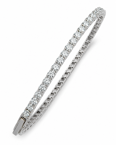 Round Tennis Solitaire Bracelet