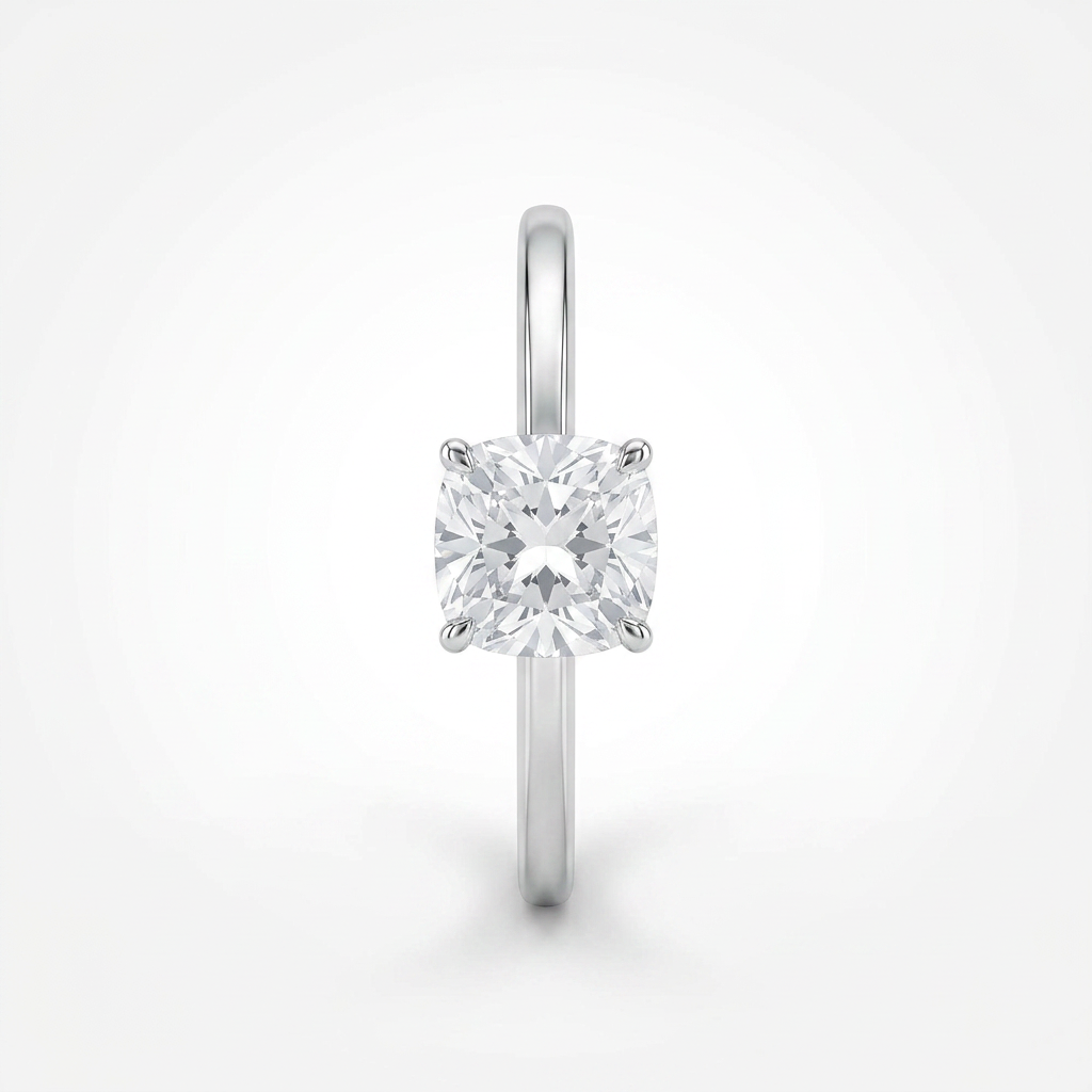 Classic Cushion Solitaire Ring