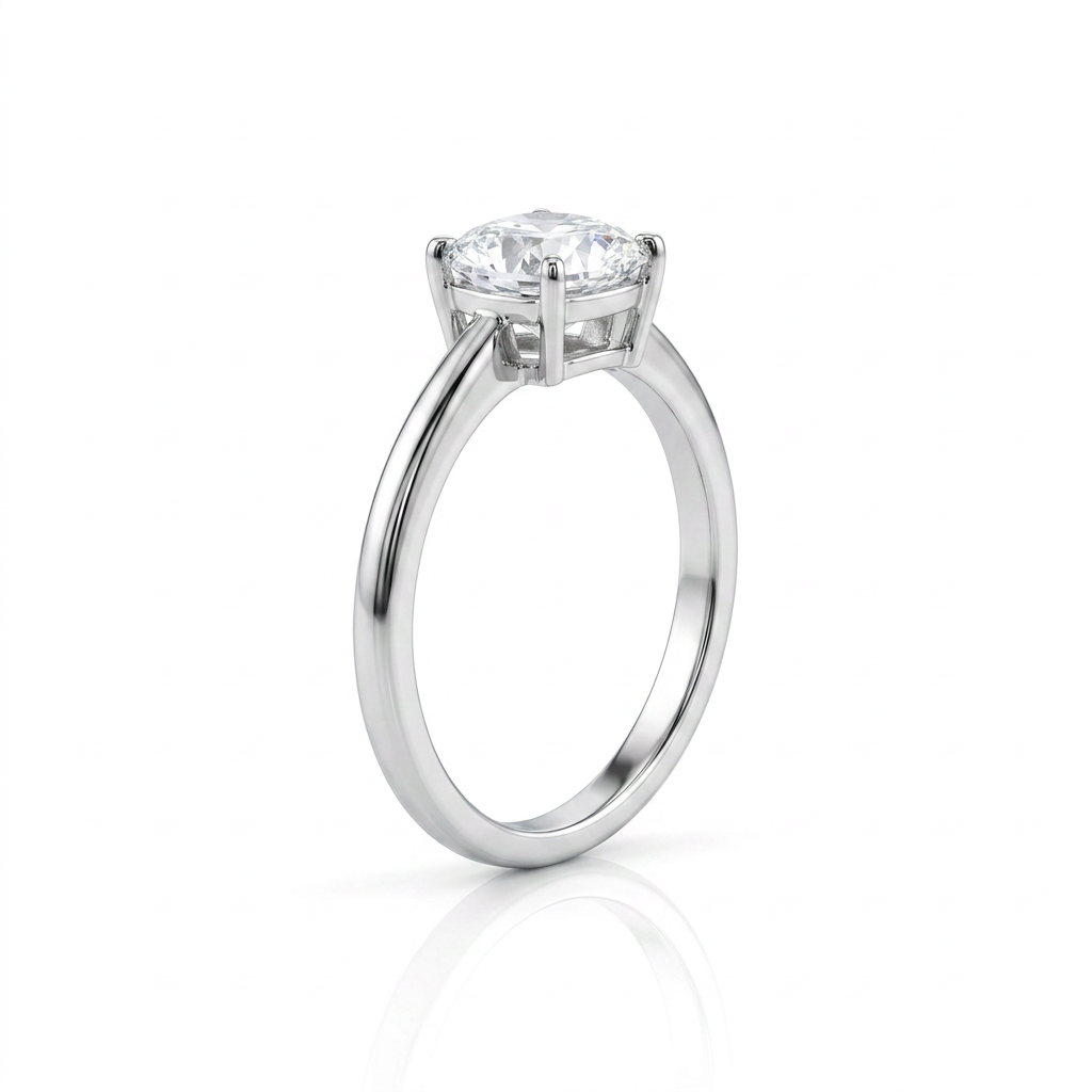 Classic Cushion Solitaire Ring