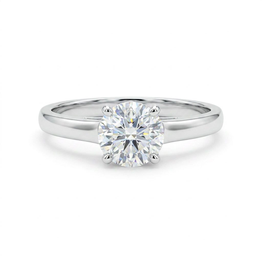 Classic Round Solitaire Ring