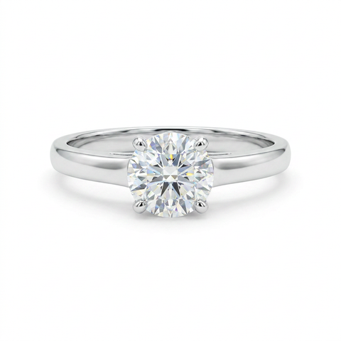 Classic Round Solitaire Ring