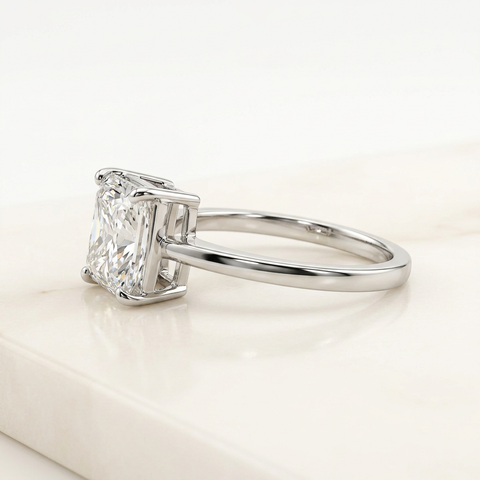 Classic princess Solitaire ring