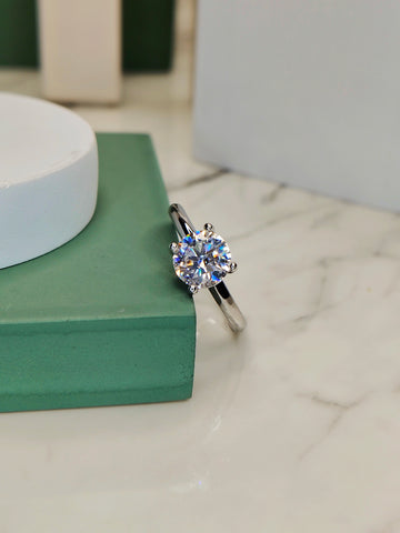 Classic Round Solitaire Ring