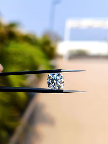 Cushion Cut Certified Loose Moissanite Diamond