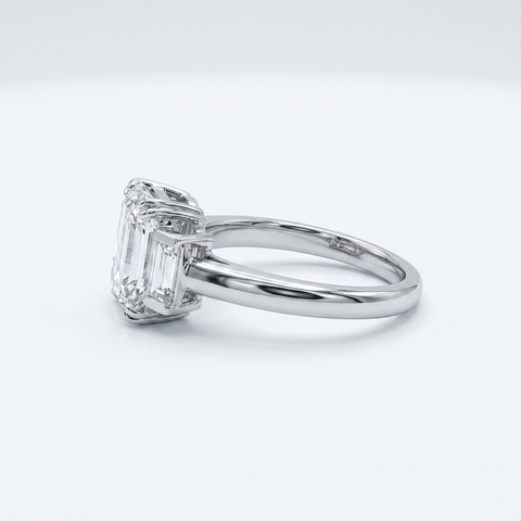 Emerald Baguette Ring