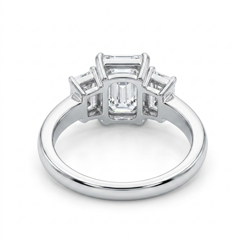 Emerald Baguette Ring