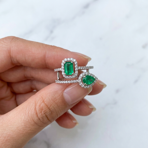 Emerald Pear Majesty