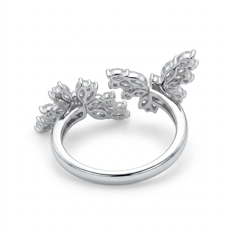 Fancy Shape Butterfly Ring