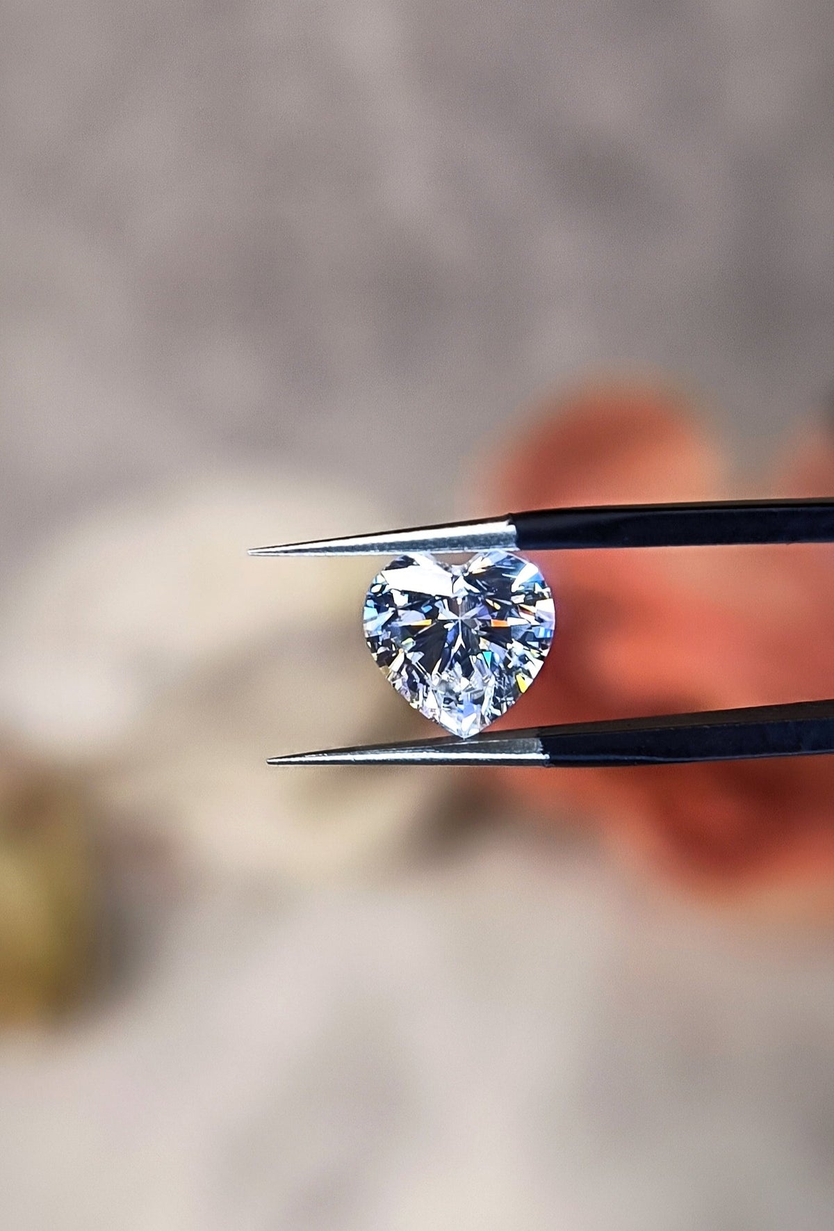 Heart Cut Certified Loose Moissanite Diamond