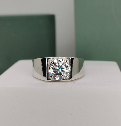 Refined Silver Men’s Band