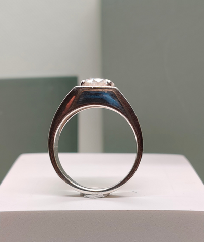 Refined Silver Men’s Band