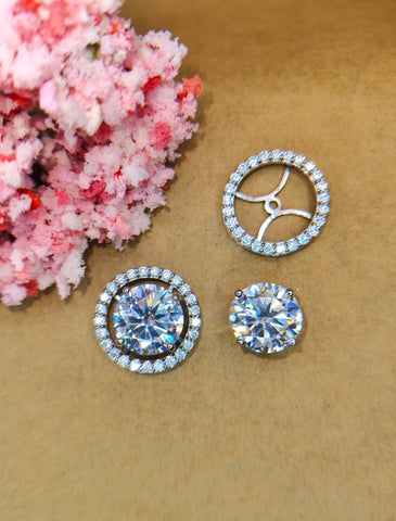 Timeless Halo Detachable Grand Studs
