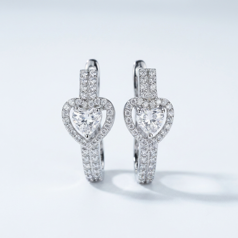 Love Knot Heart Earrings
