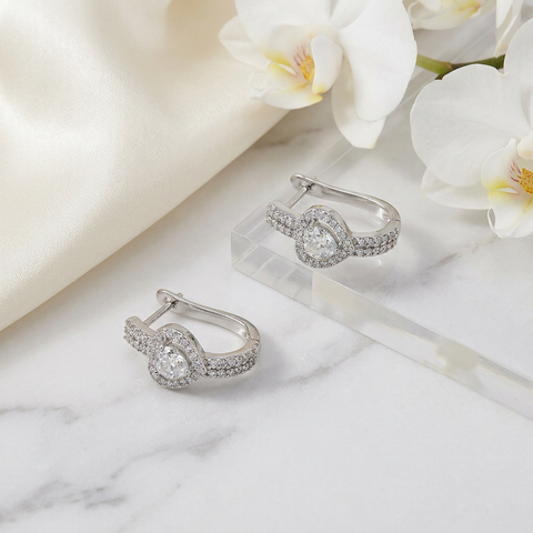 Love Knot Heart Earrings