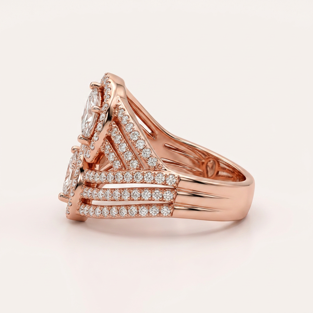 Marquise Rose Gold RIng