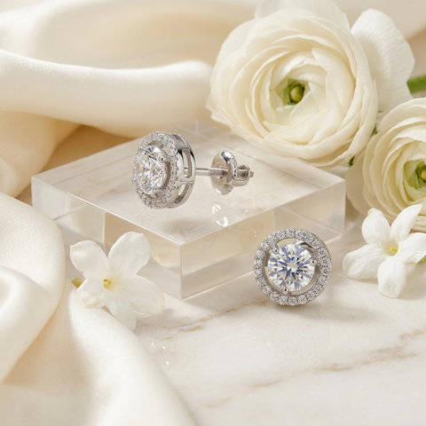Outer Halo Earrings