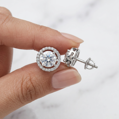 Outer Halo Earrings