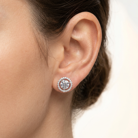 Outer Halo Earrings