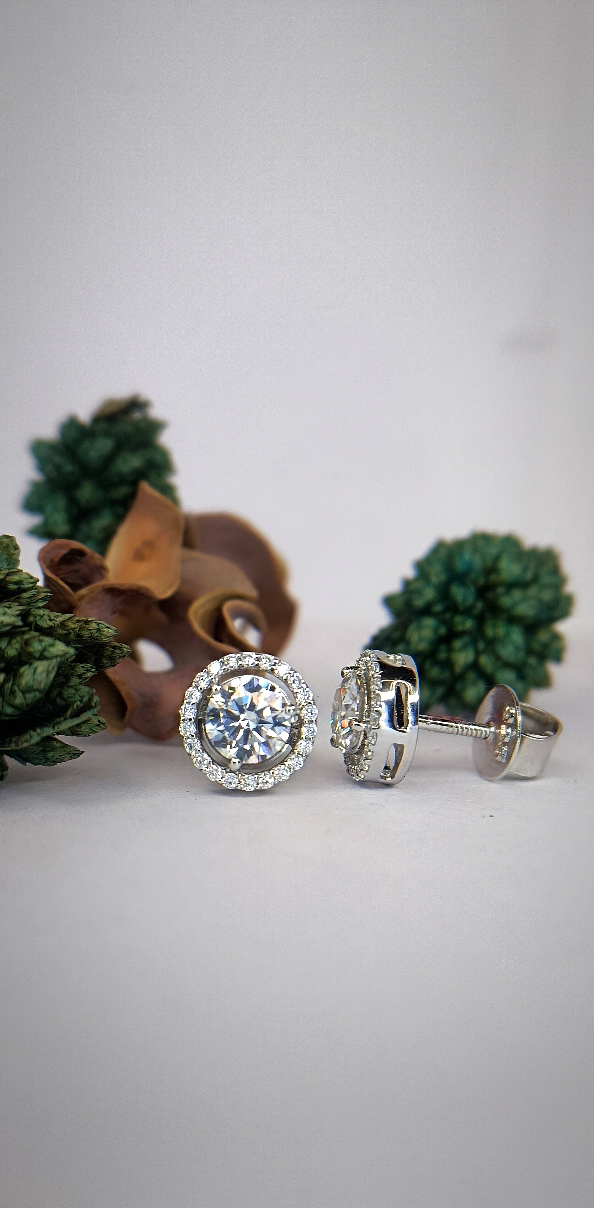 Outer Halo Earrings