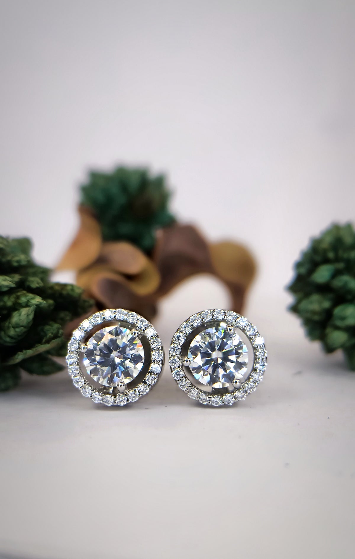 Outer Halo Earrings