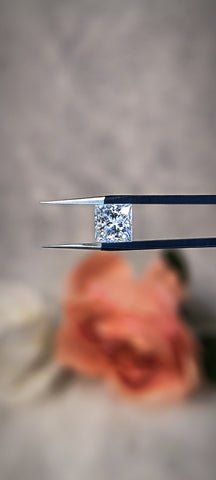 Princess Cut Certified Loose Moissanite Diamond