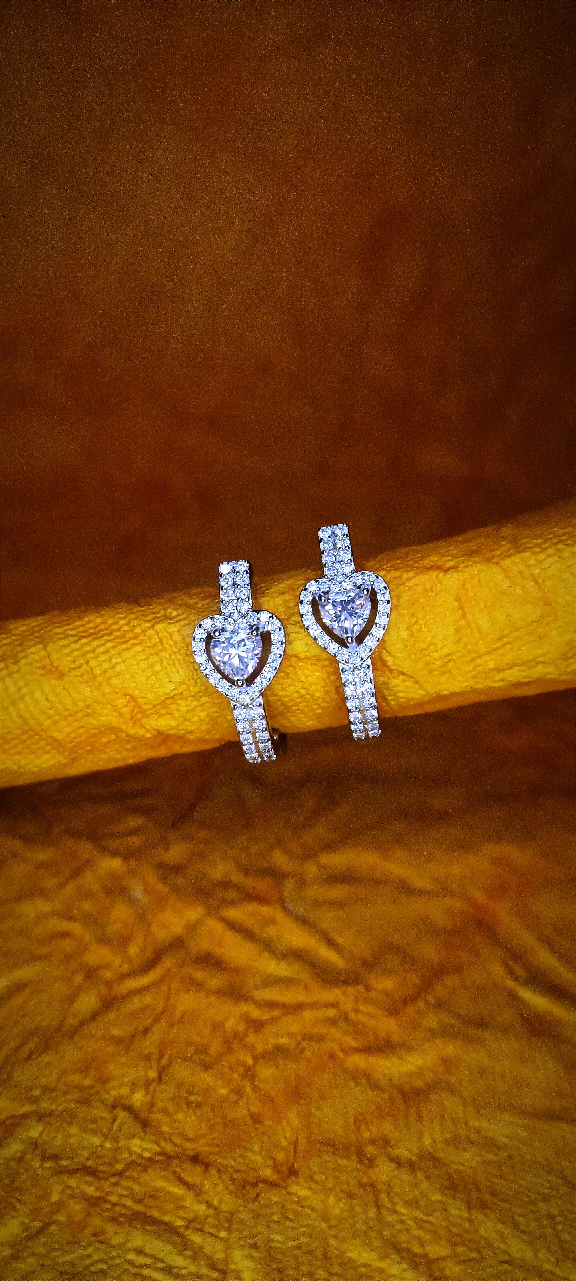 Love Knot Heart Earrings