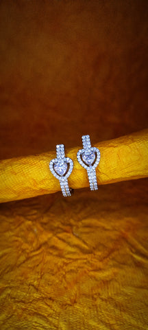 Love Knot Heart Earrings