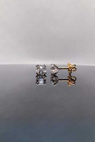 Asscher Cut Elegance Studs