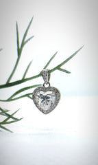 Halo heartbeat pendant