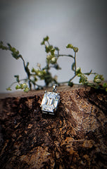 Classic Emerald Solitaire Pendant